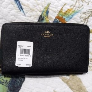 COACH DOUBLE ZIP TRAVEL ORGANIZER - NEW WITH TAG -